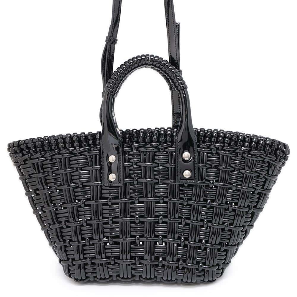Balenciaga Bistro XS Handbag Shoulder Basket Black BGA